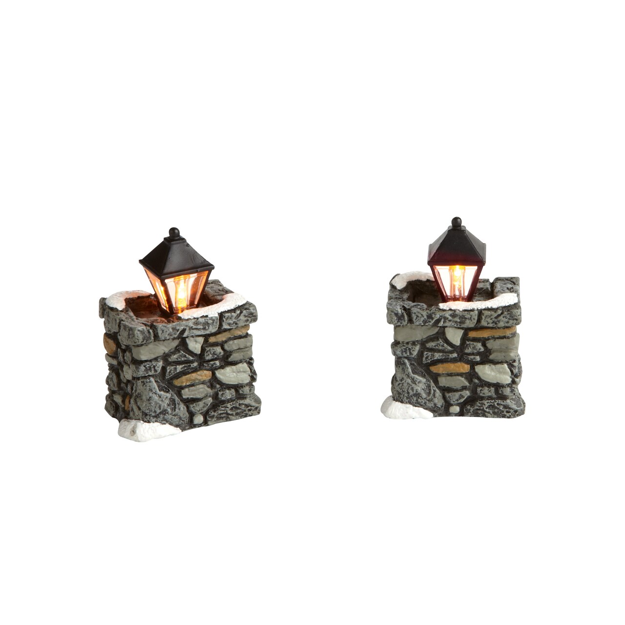 Department 56 Cross Product Village Limestone Lamps Lights 1.9in H